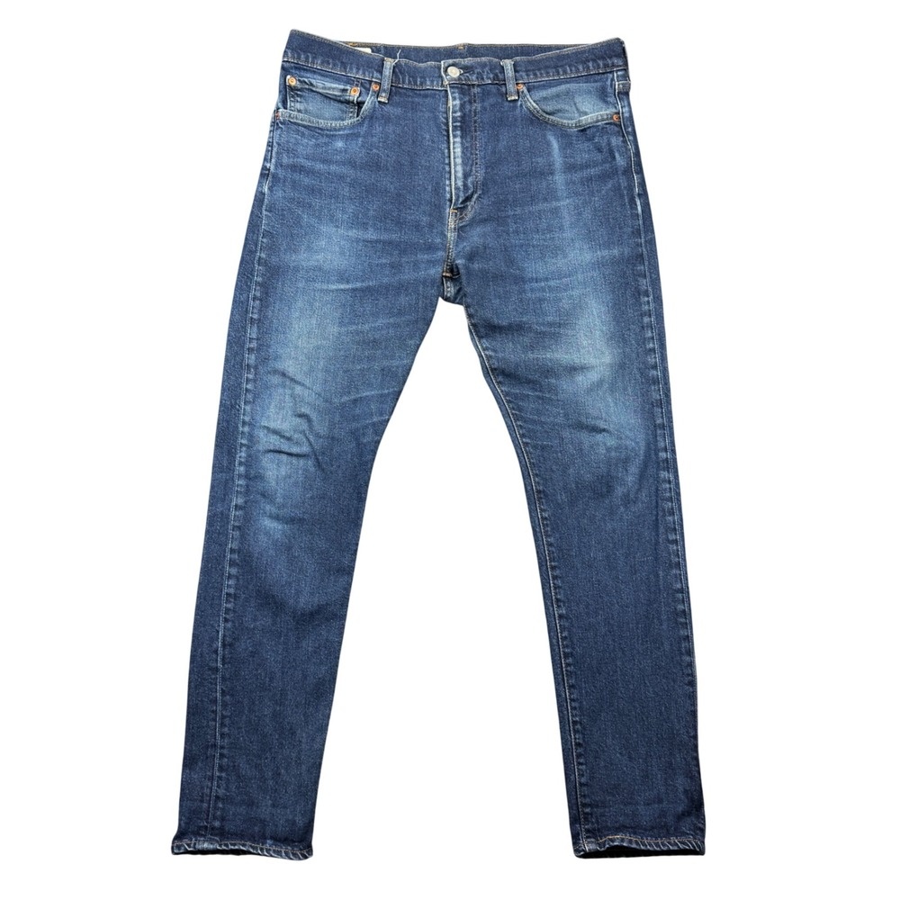 Levis Premium 512 Slim Taper Jeans Mens 36x32 (35x30) Blue Medium Wash Denim
